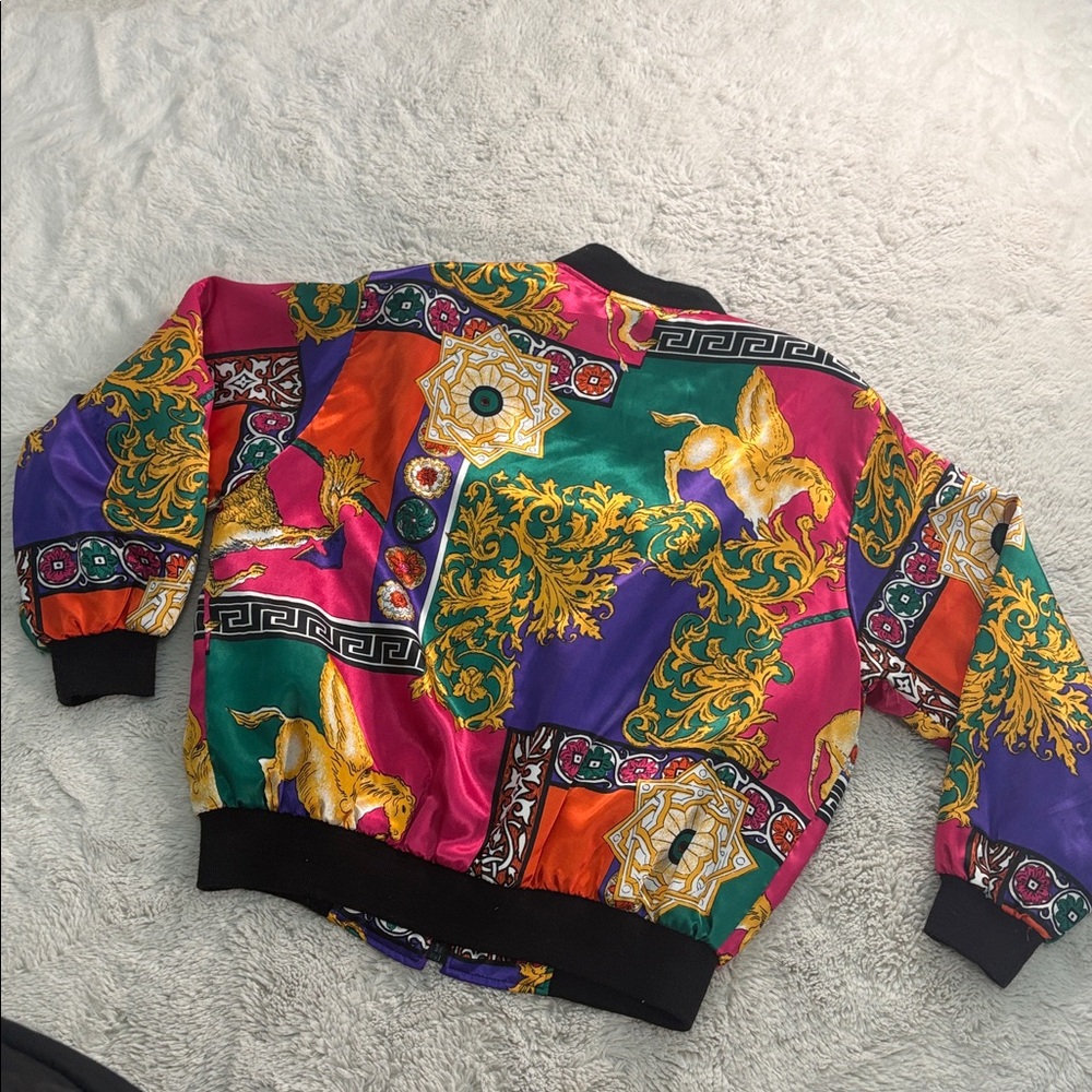 Vtg 80s/90s Active Code Bomber Jacket - image 6